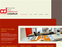 Tablet Screenshot of cadruk.pl
